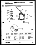 COMPRESSOR Diagram and Parts List for MH312F2QA  Kelvinator Air Conditioner