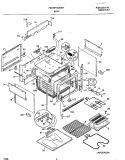 BODY Diagram and Parts List for FED367CESC  Frigidaire Range