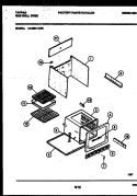 WRAPPER AND BODY PARTS Diagram and Parts List for 12-3699-00-05  Tappan Wall Oven