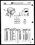 WASHER AND MISCELLANEOUS PARTS Diagram and Parts List for 46-2857-23-01  Tappan Washer