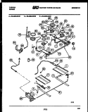 BURNER, MANIFOLD AND GAS CONTROL Diagram and Parts List for 30-4980-23-02  Tappan Range