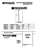 COVER Diagram and Parts List for FRS26WNCW1  Frigidaire Refrigerator