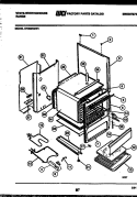 BODY PARTS Diagram and Parts List for KF200KDW4  Frigidaire Range