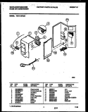ELECTRICAL PARTS Diagram and Parts List for WAH119P2A2  Frigidaire Air Conditioner