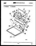 CONSOLE AND CONTROL PARTS Diagram and Parts List for 47-2828-23-02  Tappan Dryer