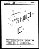 CABINET PARTS Diagram and Parts List for SH205C1QB  Kelvinator Air Conditioner