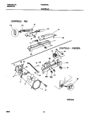 CONTROLS Diagram and Parts List for FRS26KR4JQ1  Frigidaire Refrigerator