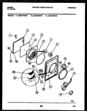 DOOR PARTS Diagram and Parts List for DG27A7WXFE  Gibson Dryer