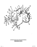 CABINET SHELL, HOSES, WATER FILL VA Diagram and Parts List for WF2000CW1  Frigidaire Washer