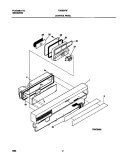 Part Location Diagram of 154322701 Frigidaire MEMBRANE-SWITCH
