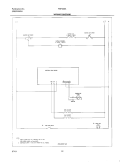 WIRING DIAGRAM Diagram and Parts List for FEF326AWA  Frigidaire Range