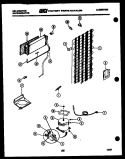SYSTEM AND AUTOMATIC DEFROST PARTS Diagram and Parts List for TMK160EN0W  Kelvinator Refrigerator
