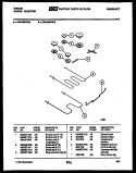 BROILER PARTS Diagram and Parts List for CEC4S8WXB  Gibson Range
