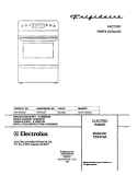 COVER Diagram and Parts List for FEF379ACE  Frigidaire Range