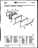DOOR PARTS Diagram and Parts List for 32-1019-00-03  Tappan Range