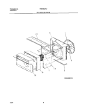 AIR HANDLING Diagram and Parts List for FAS185J2A2  Frigidaire Air Conditioner