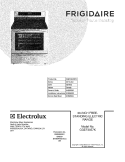 COVER Diagram and Parts List for CGEF3057KFB  Frigidaire Range