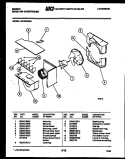 AIR HANDLING PARTS Diagram and Parts List for AK18E5RZA  Gibson Air Conditioner
