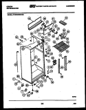CABINET PARTS Diagram and Parts List for RD19F9WV3B  Gibson Refrigerator