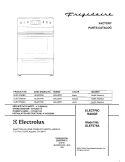 COVER Diagram and Parts List for GLEF378AQA  Frigidaire Range