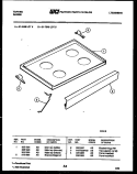 COOKTOP PARTS Diagram and Parts List for 31-3348-23-05  Tappan Range