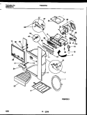 ICE DOOR, DISPENSER AND WATER TANKS Diagram and Parts List for FRS22WRAD2  Frigidaire Refrigerator