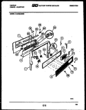 BACKGUARD Diagram and Parts List for 31-3349-23-04  Tappan Range
