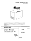 COVER Diagram and Parts List for GFC15M3AW0  Gibson Freezer
