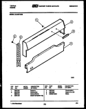 Part Location Diagram of 3051003 Frigidaire PANEL-WHITE