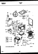 BODY PARTS Diagram and Parts List for FEF366CASB  Frigidaire Range