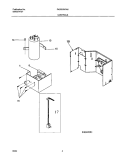 CONTROLS Diagram and Parts List for FAC051K7A6  Frigidaire Air Conditioner