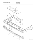 CONTROL PANEL Diagram and Parts List for EW30GS65GS2  Electrolux Range