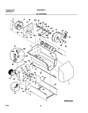 ICE CONTAINER Diagram and Parts List for GS23HSZCC1  Frigidaire Refrigerator
