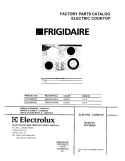 COVER Diagram and Parts List for FEC30S6HBB  Frigidaire Cooktop
