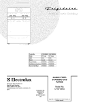 COVER Diagram and Parts List for CFGF368GBG  Frigidaire Range