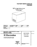 COVER Diagram and Parts List for FFC07C2CW0  Frigidaire Freezer