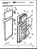 Part Location Diagram of 5303916819 Frigidaire PANEL-Freezer  DOOR