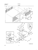 SYSTEM Diagram and Parts List for FRT18B4AW0  Frigidaire Refrigerator