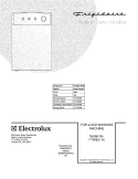 COVER Diagram and Parts List for FTW3011KW0  Frigidaire Washer
