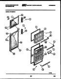 DOOR PARTS Diagram and Parts List for RT155MCD1  Frigidaire Refrigerator