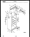 CABINET PARTS Diagram and Parts List for WRT14CGAY0  Frigidaire Refrigerator