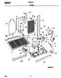 SYSTEM Diagram and Parts List for FRS22ZRGD0  Frigidaire Refrigerator