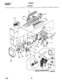 ICE MAKER Diagram and Parts List for FRS26ZGEB0  Frigidaire Refrigerator