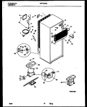 SYSTEM AND AUTOMATIC DEFROST PARTS Diagram and Parts List for MRT15CBCZ0  Frigidaire Refrigerator