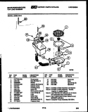 DRAIN AND RECIRCULATE PARTS Diagram and Parts List for LC590LXD0  Frigidaire Washer