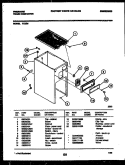 Part Location Diagram of 8004201 Frigidaire PANEL-TOP