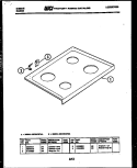 Part Location Diagram of 5303272296 Frigidaire COOKTOP (ALMOND)