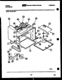 BODY PARTS Diagram and Parts List for 56-4278-10-01  Tappan Microwave