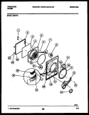 DOOR PARTS Diagram and Parts List for DGFW3  Frigidaire Dryer