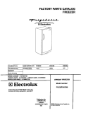 COVER Diagram and Parts List for FFU20FC4CW0  Frigidaire Freezer